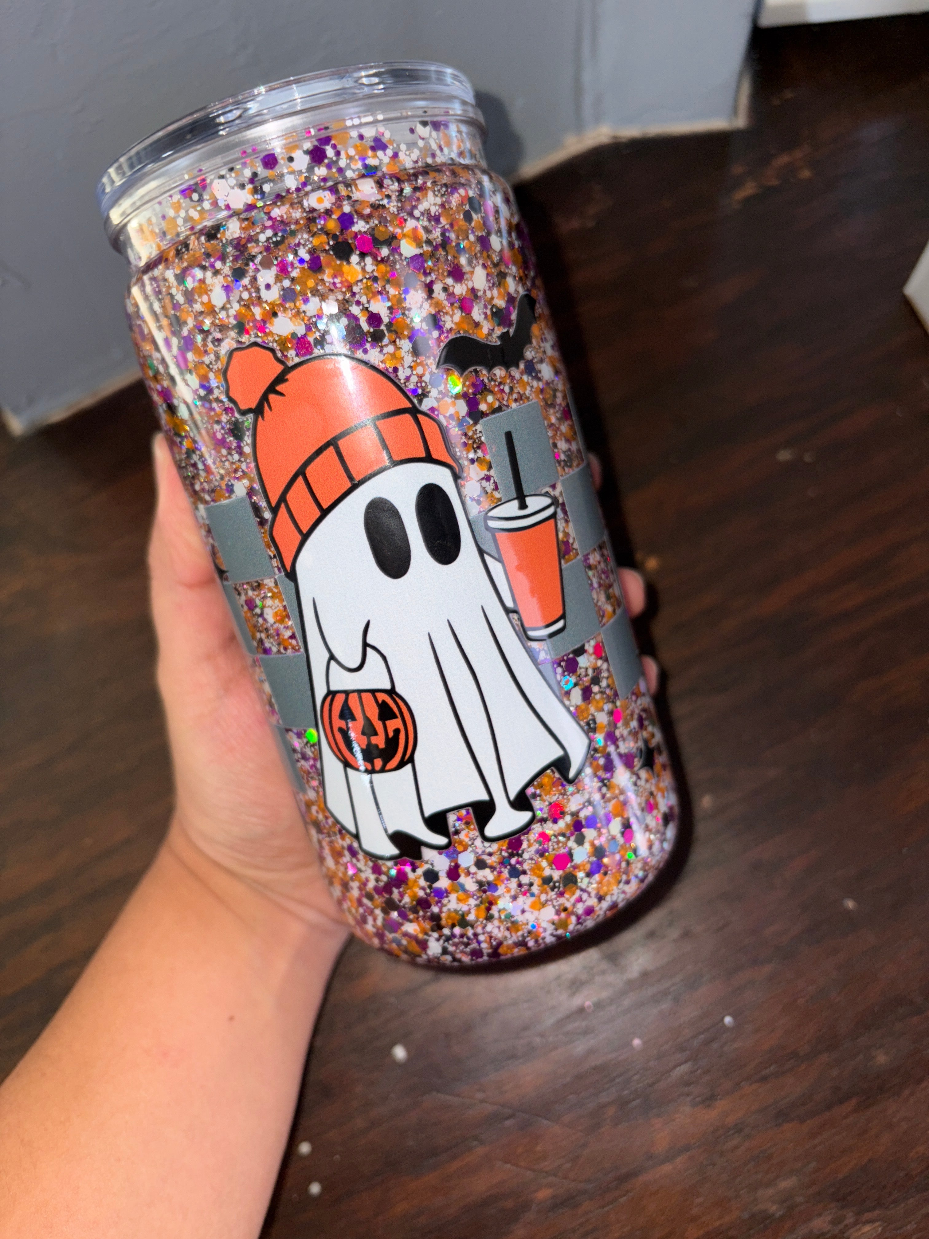 16oz Acrylic Halloween Cup