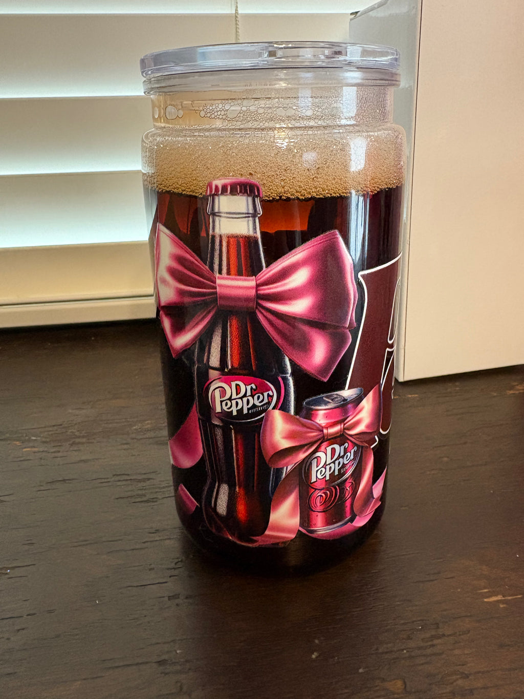 16oz Acrylic Dr Pepper Cup
