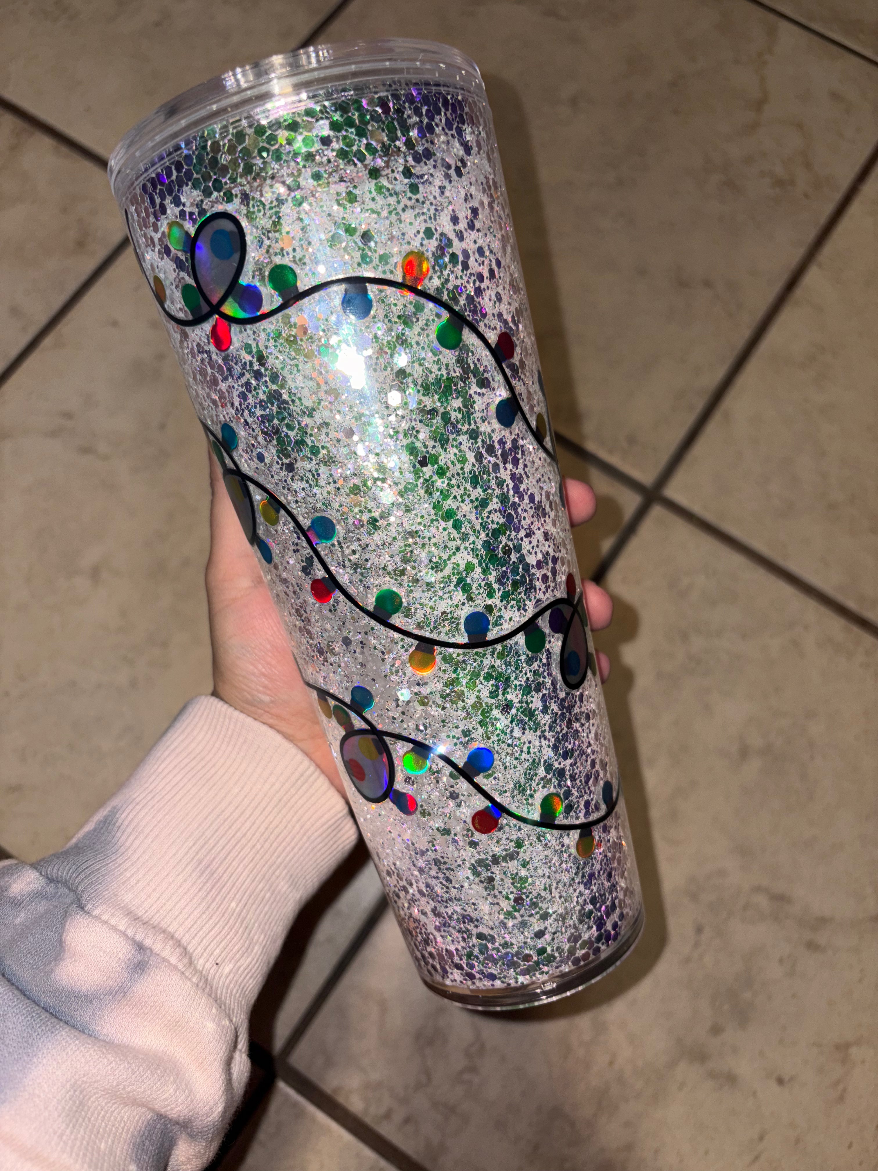 24oz Acrylic Christmas Cup
