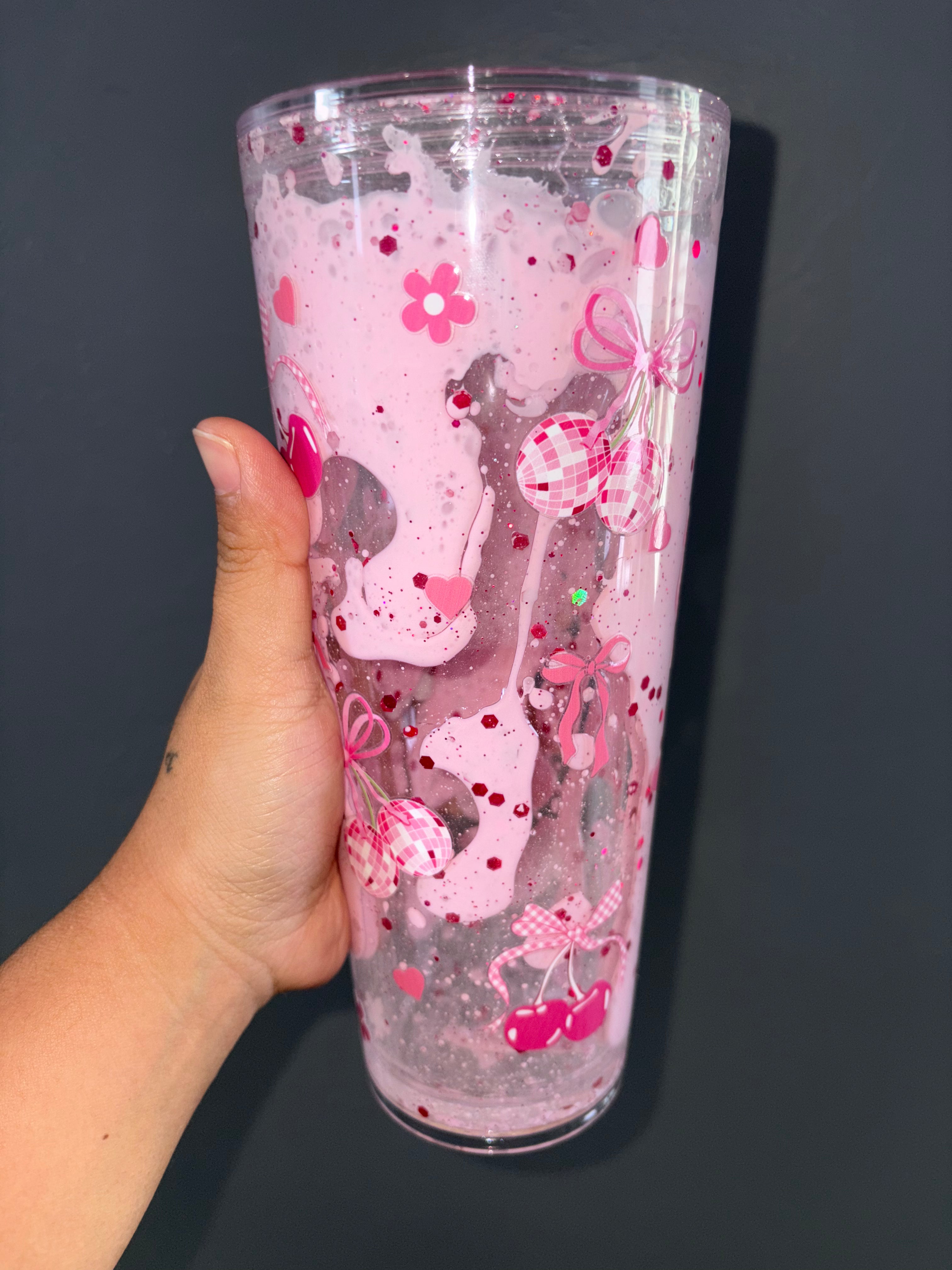 24oz Pink Lava Cup