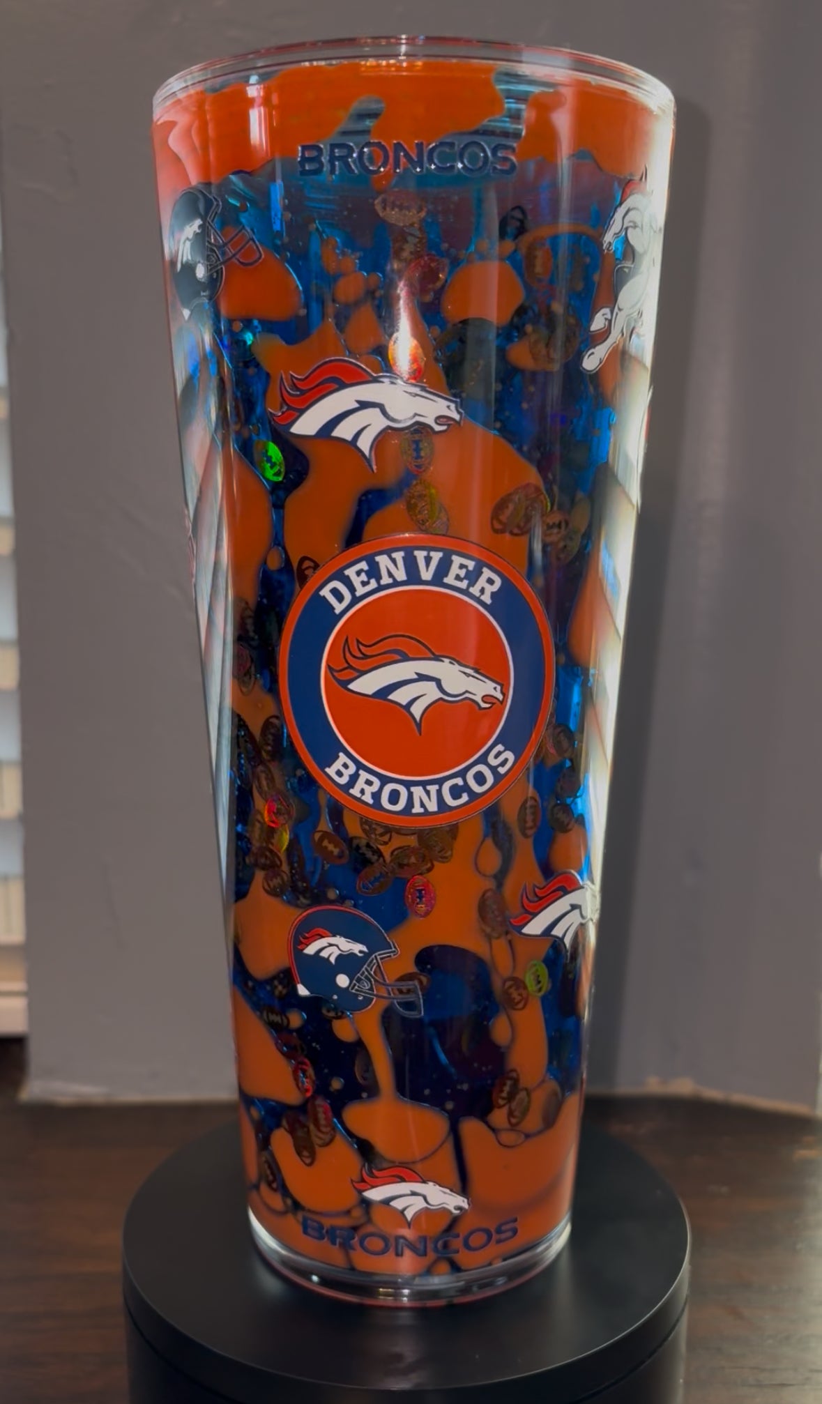 24oz Broncos Lava Cup